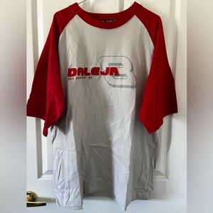 Dale Earnhardt Jr Red and Grey Shirt
